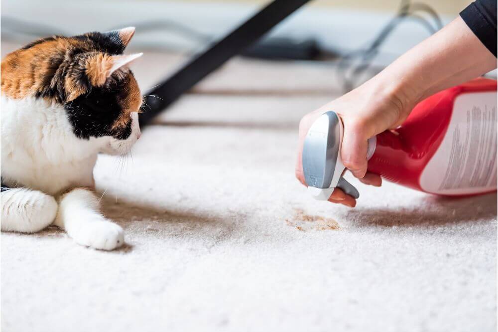 get rid of cat spray